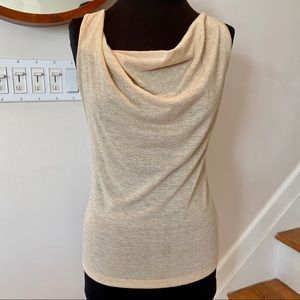 Soprano Draped Shimmer Tank Size S